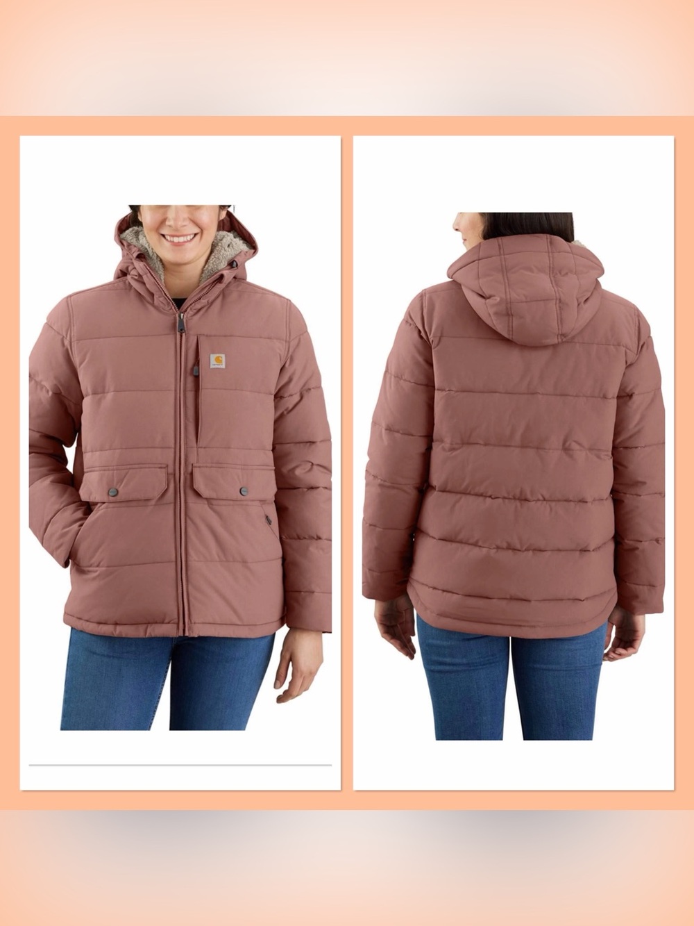 CARHARTT Hooded Puffer Insulated Winter Jacket ❄️☃️